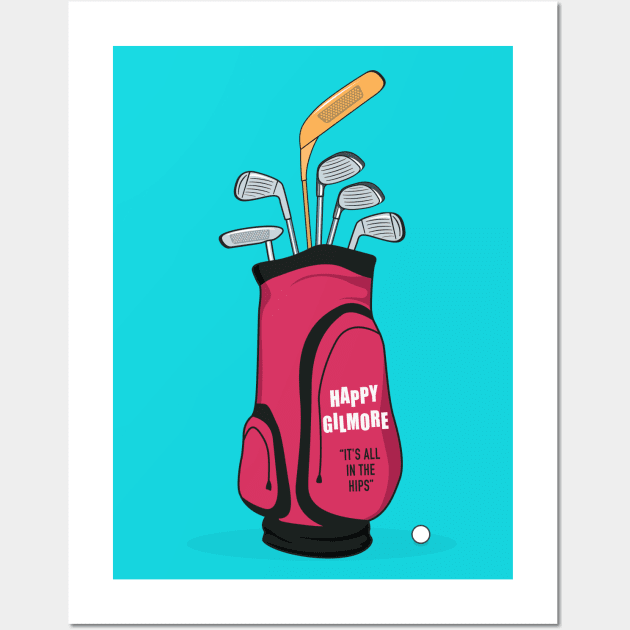 Happy Gilmore - Alternative Movie Poster Wall Art by MoviePosterBoy